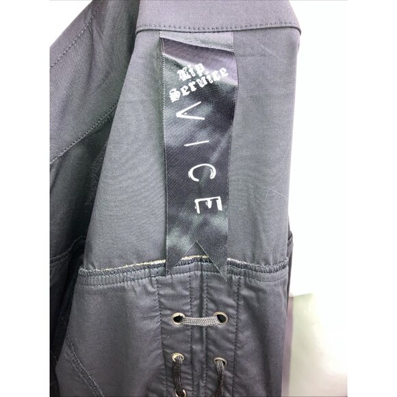 XL Vintage lip service vice strap Buckle top Snaps Straight Jacket Cyberpunk - Picture 3 of 4